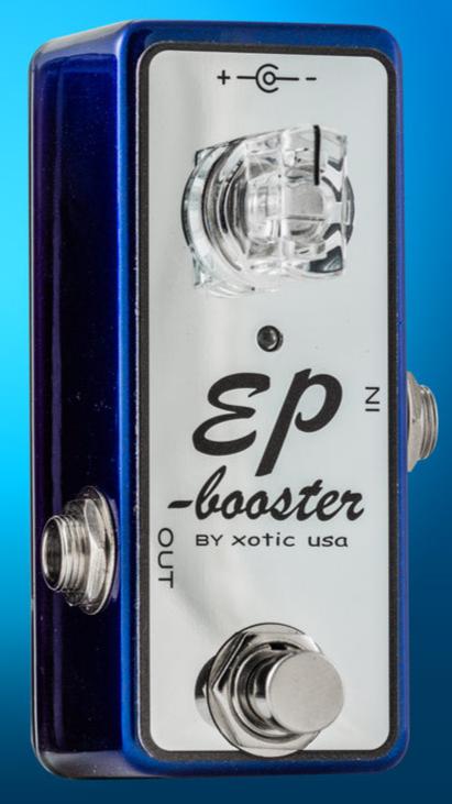ep booster pedal Xotic EP Booster Pedal Ltd Anniversary Metallic Blue