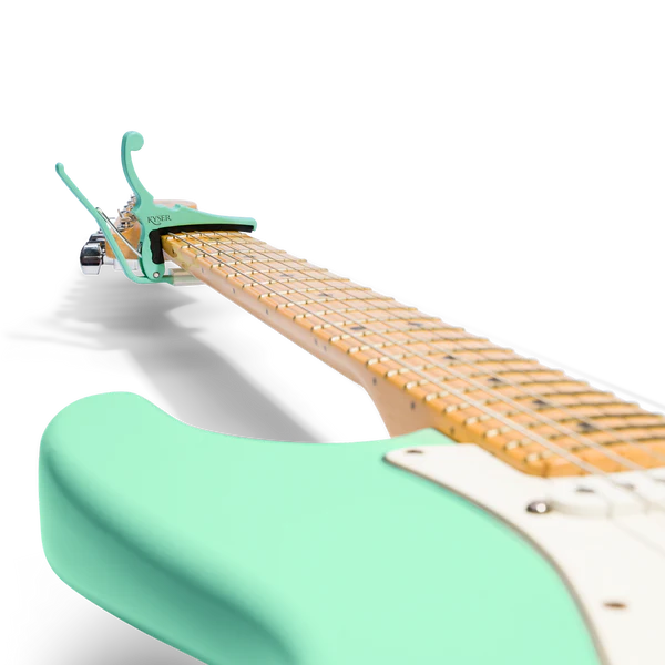 Kyser x Fender Quick-Change Electric Guitar Capo - Surf Green