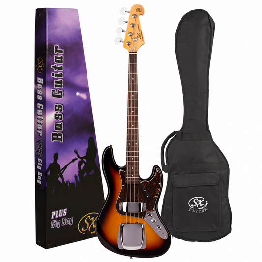 SX VEJ62TS Jazz Bass - Tobacco Sunburst