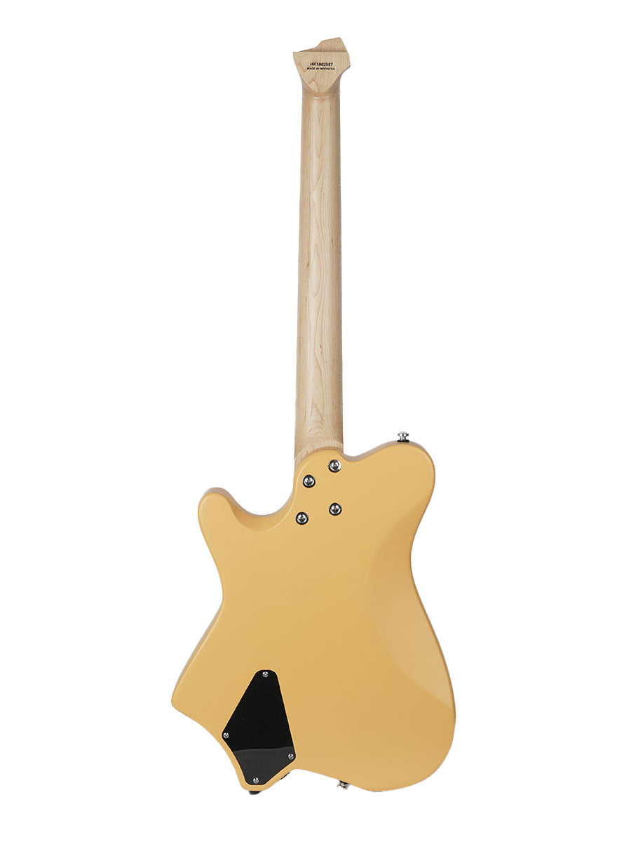 HILS HNT1 Headless Electric Guitar - Butterscotch