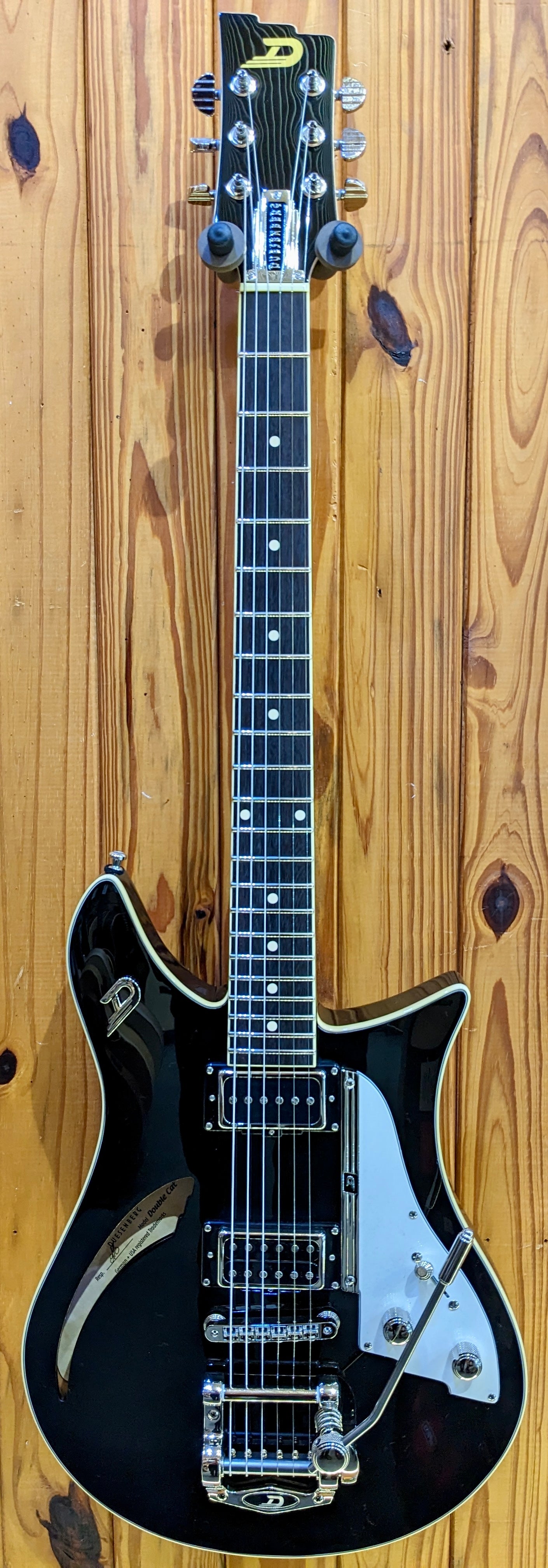 Duesenberg Double Cat - Black w/ Duesenberg Custom Line Bag