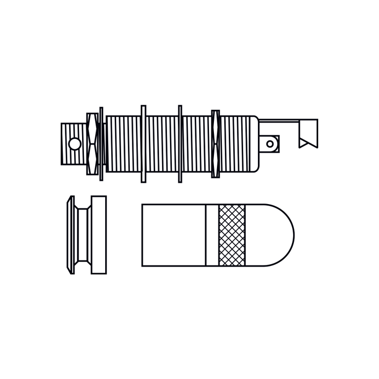 DiMarzio Pro Parts - Acoustic Endpin Jack