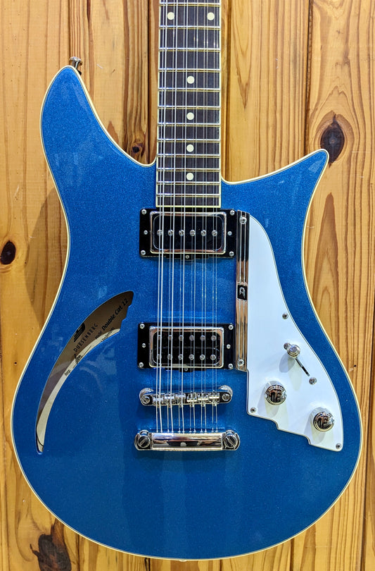 Duesenberg Double Cat 12 String - Catalina Blue w/ Form Fit Case