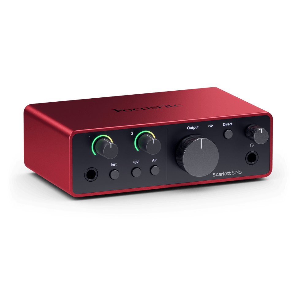 Focusrite Scarlett Solo (4th Gen) USB Audio Interface