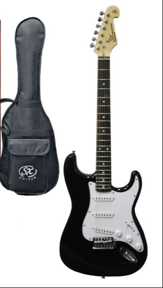 SX Electric Guitar 3/4 size - Black