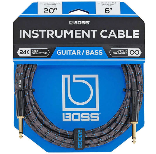 Boss BIC-20 Instrument Cable 20ft