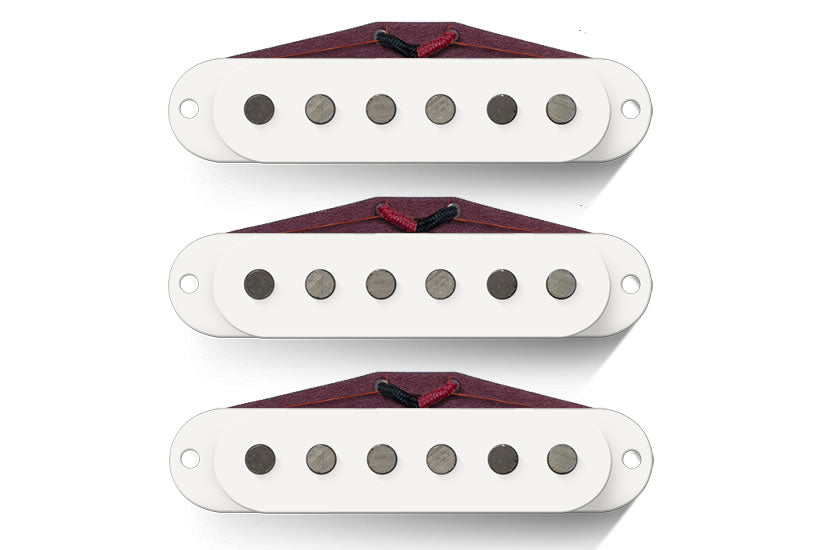 Bare Knuckle Pickups Boot Camp True Grit Stratocaster Set - White