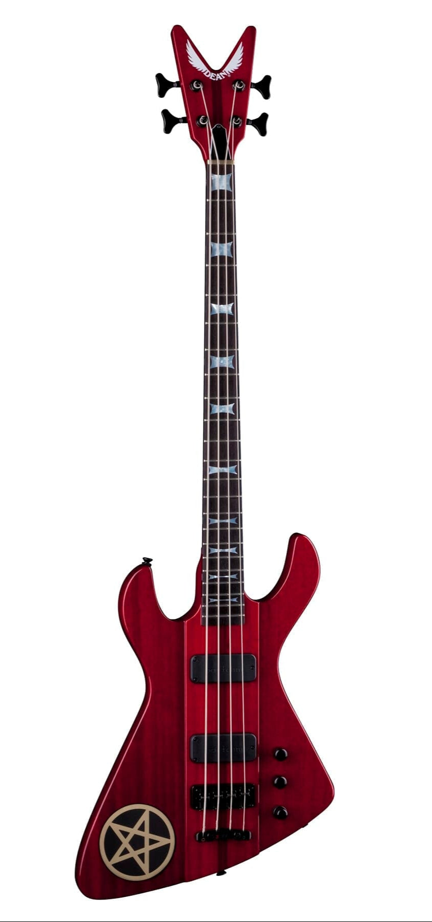 Dean USA Demonator 4 Ultimo 4-String Bass - LTD #8 of 25 - Trans. Red