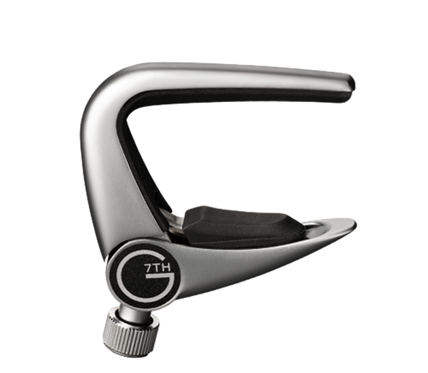 G7th Newport Banjo/Small Fretted Instrument Capo - Silver