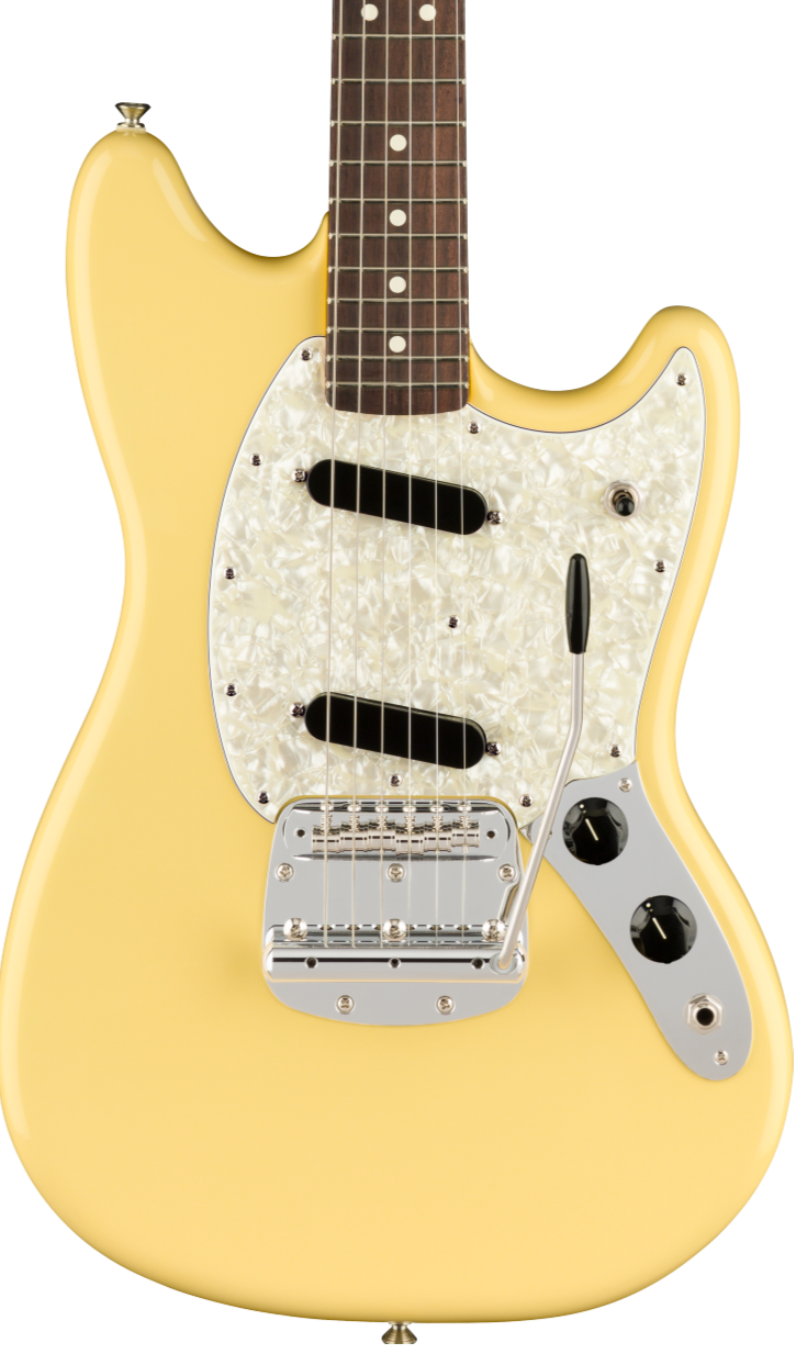 Fender American Performer Mustang Rosewood Fingerboad Vintage White