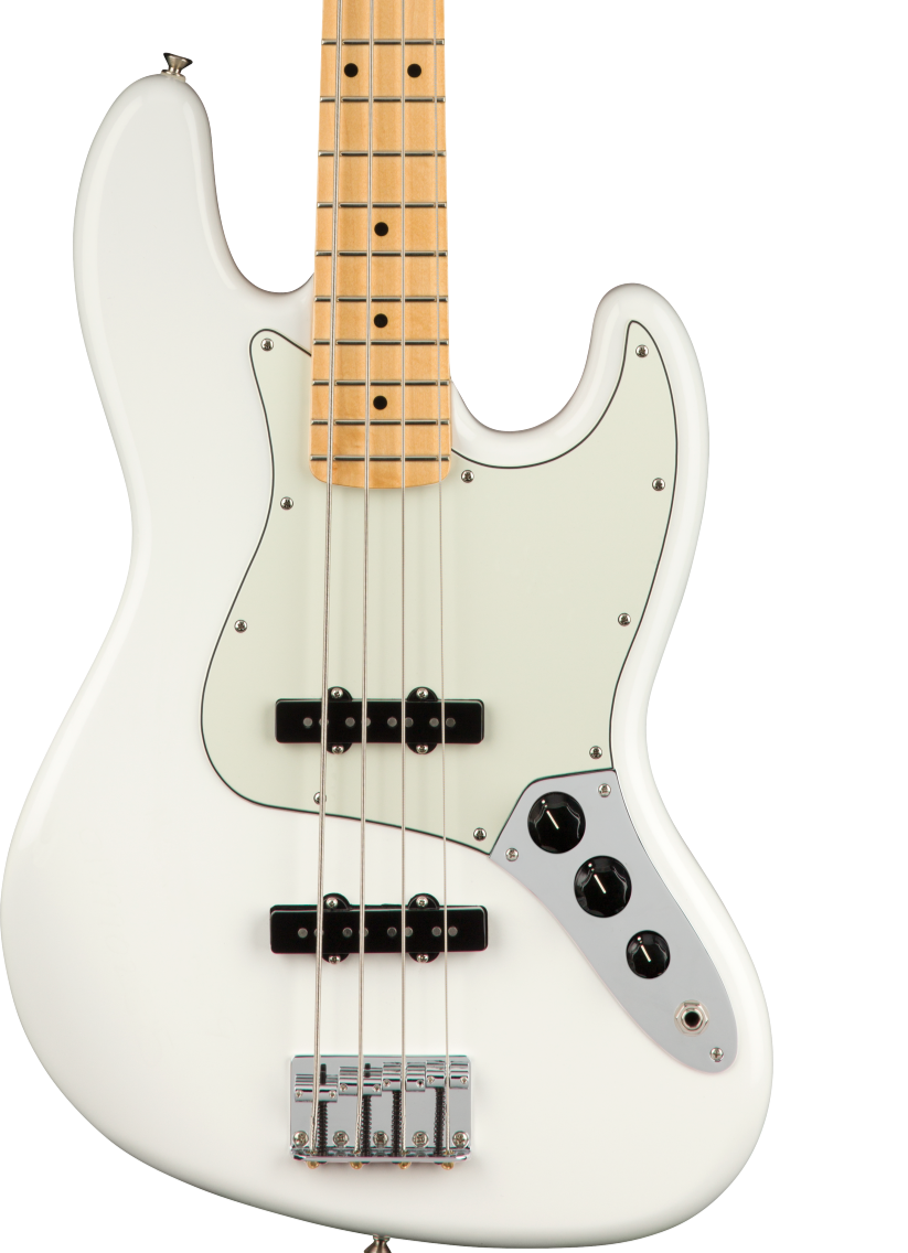 Fender player jazz bass white sale