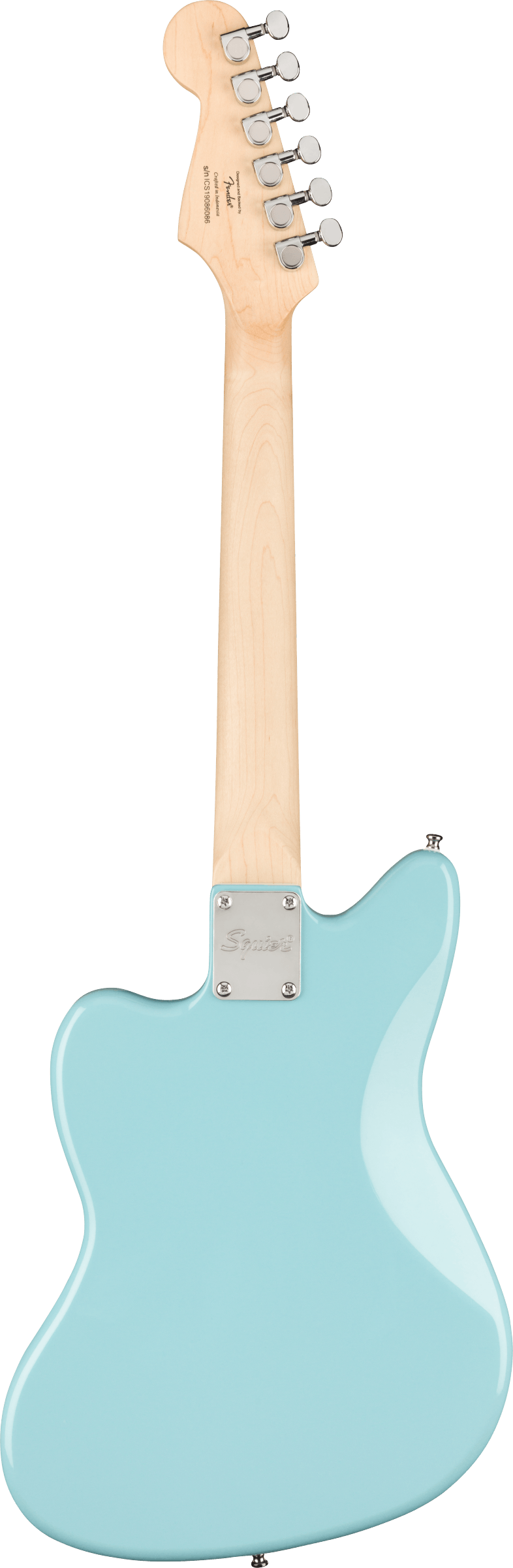 Squier Mini Jazzmaster HH Maple Neck Electric Guitar - Daphne Blue