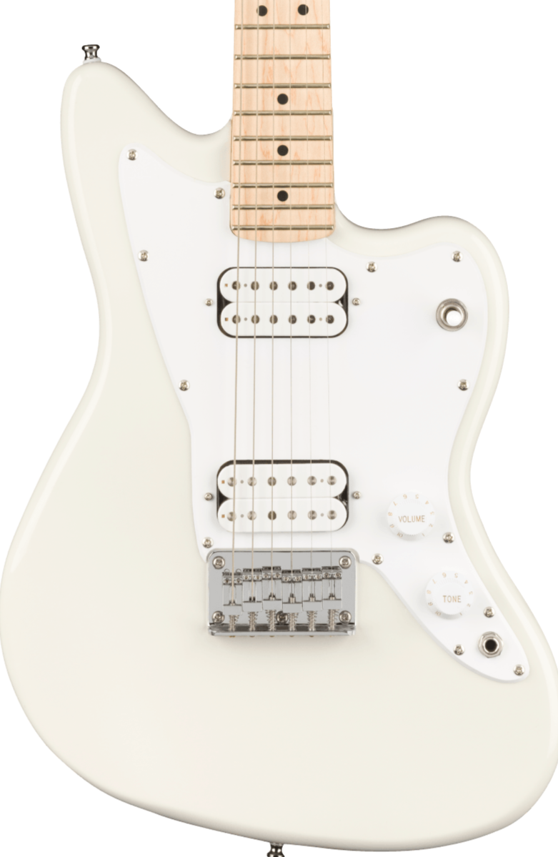 SQUIER MINI JAZZMASTER HH MAPLE NECK OLYMPIC WHITE Guitar