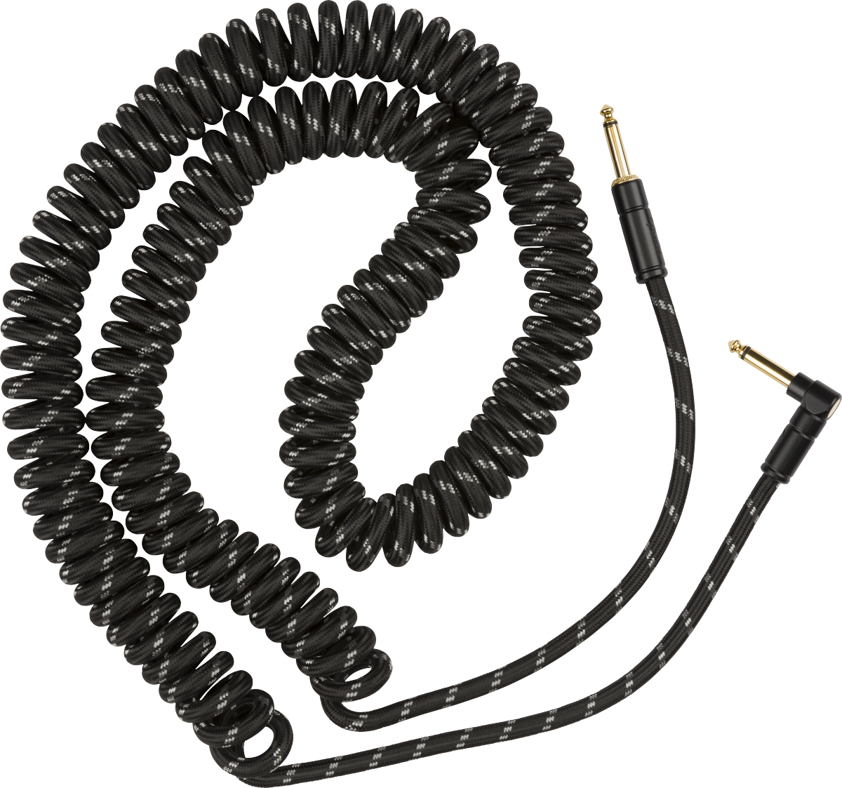 FENDER DELUXE COIL CABLE 30' BLACK TWEED