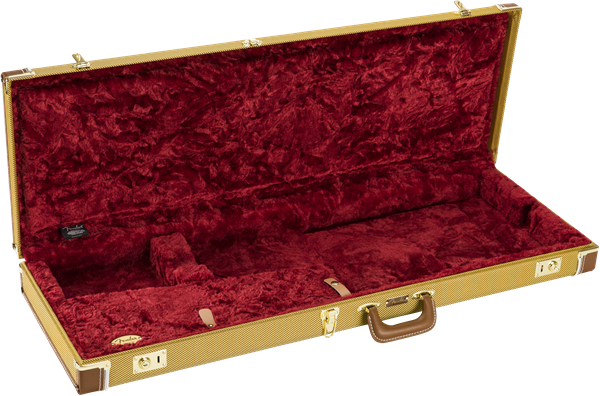 FENDER CLASSIC SERIES WOOD CASE - STRAT/TELE TWEED