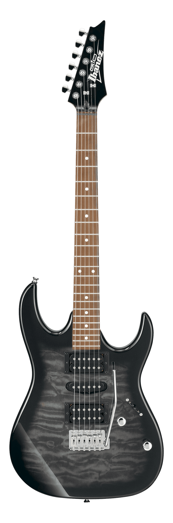 Ibanez RX70QA - Transparent Black Burst