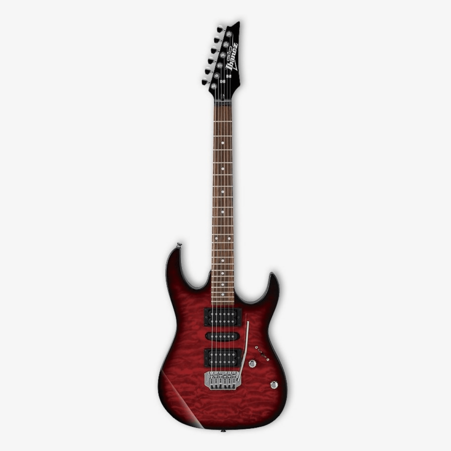 Ibanez RX70QA - Transparent Red Burst