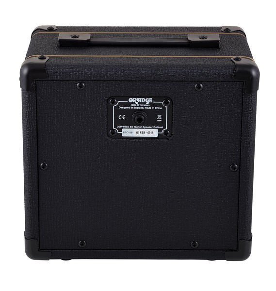 Orange PPC108 1x8 Guitar Cabinet - Black