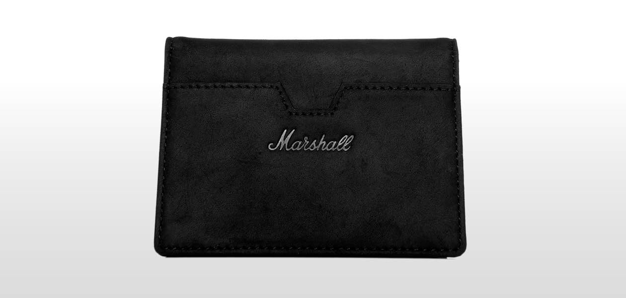 Marshall Suedehead Wallet - Black