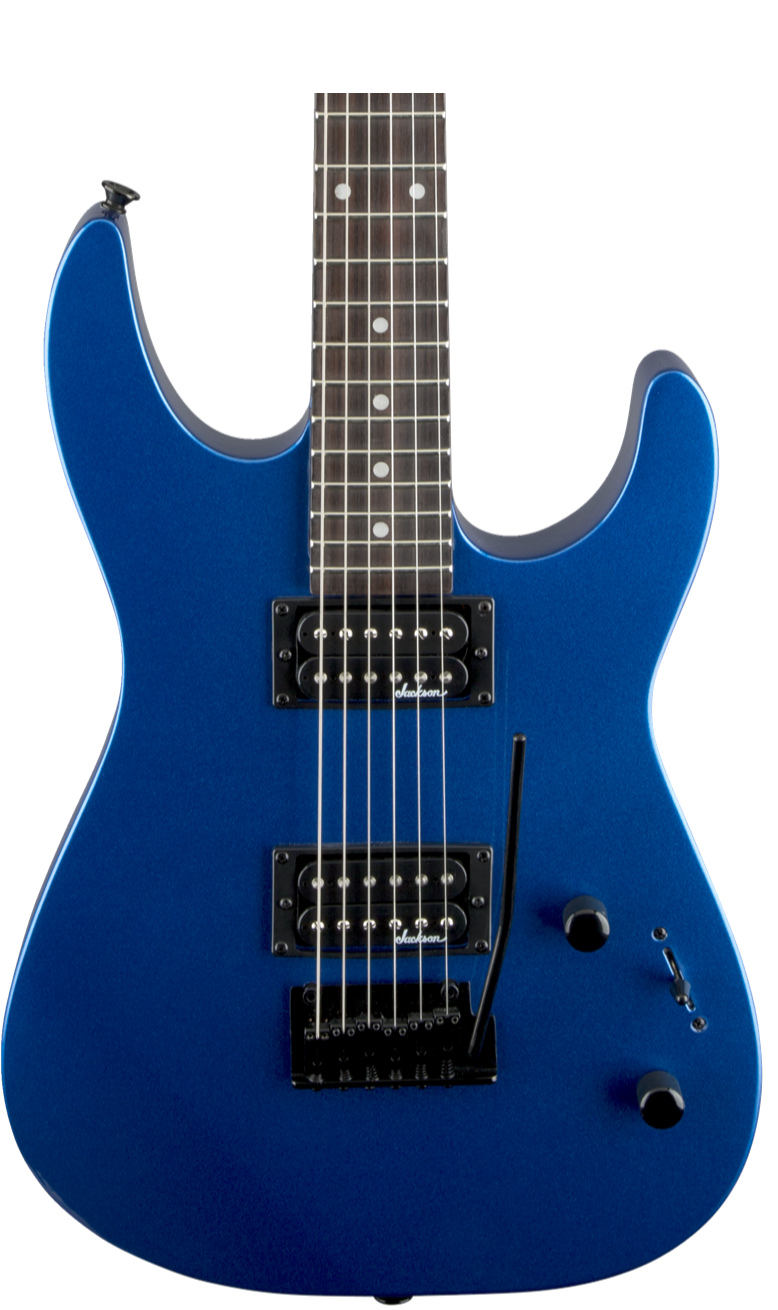 Metallic blue electric online guitar