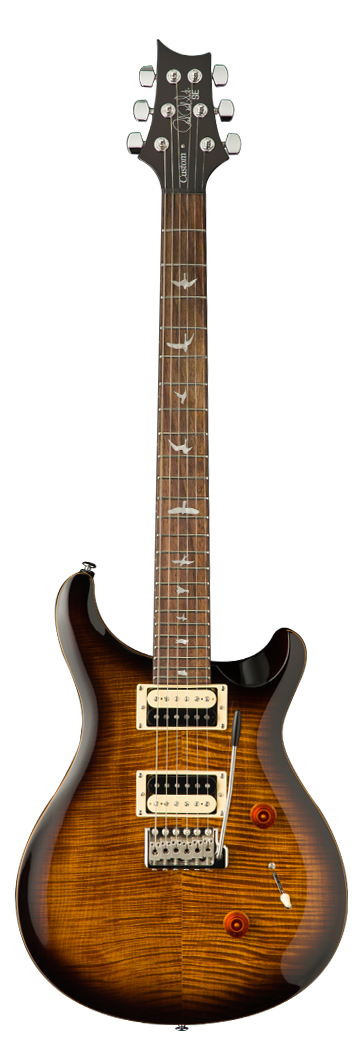 PRS SE Custom 24 - Black Gold Burst w/ Gigbag