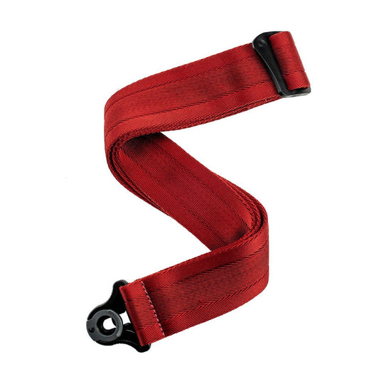D'Addario Auto Lock Strap - Blood Red