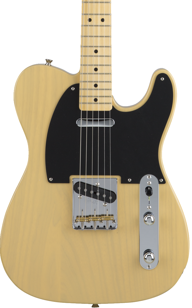 FENDER MADE IN JAPAN HYBRID '50s TELECASTER - MN OFF-WHITE BLONDE