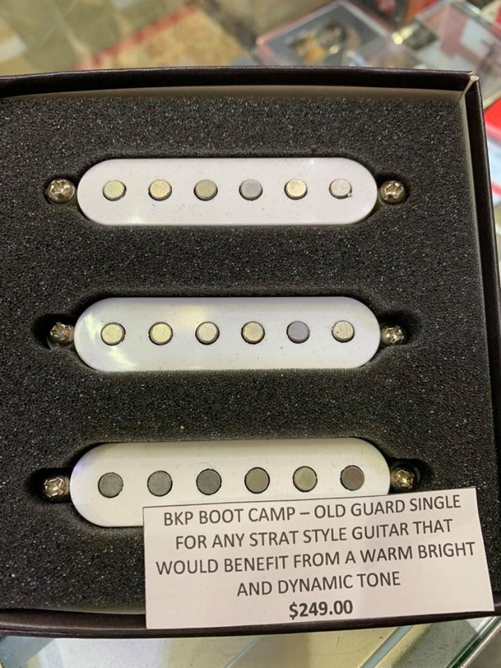 Bare Knuckle Pickups Boot Camp Old Guard Stratocaster Set - White Cover