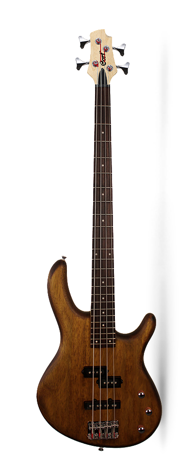 Cort Action PJ Bass - Open Pore Walnut