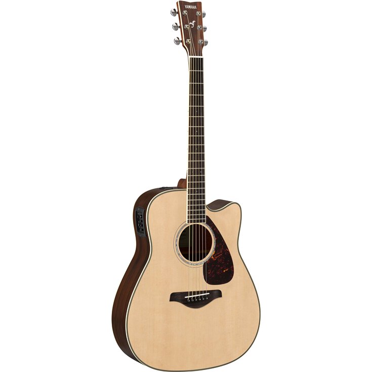 Yamaha FGX830C Cutaway Acoustic With Pickup - Natural