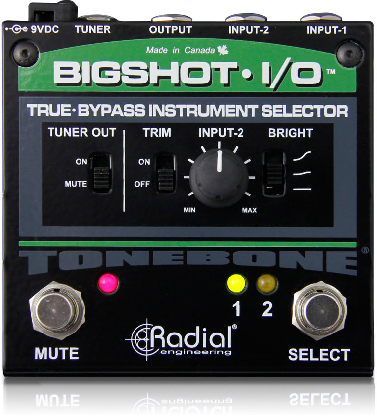 Radial Bigshot I/O - True Bypass Instrument Selector