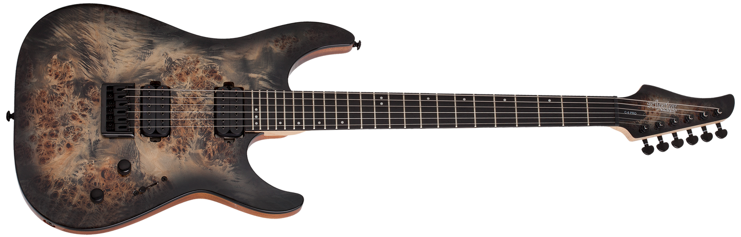 Schecter C-6 Pro - Charcoal Burst