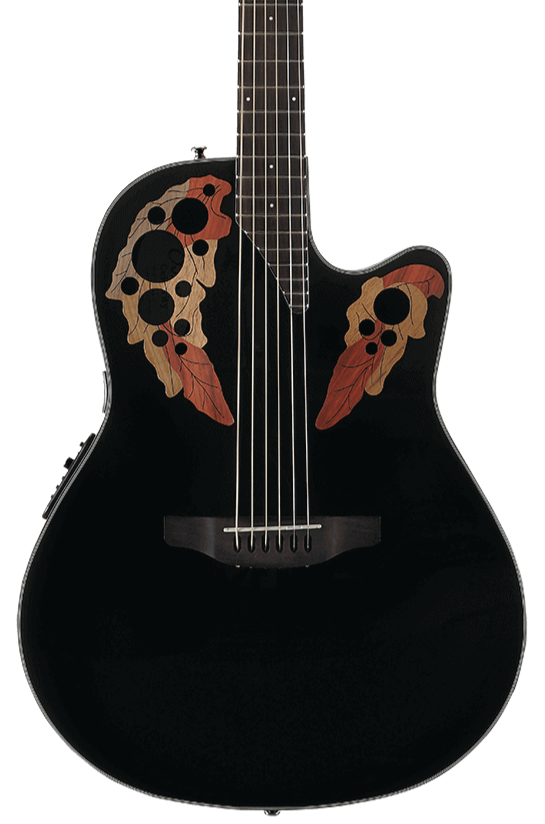 Ovation CE44-5 Celebrity Elite - Mid-Depth - Black