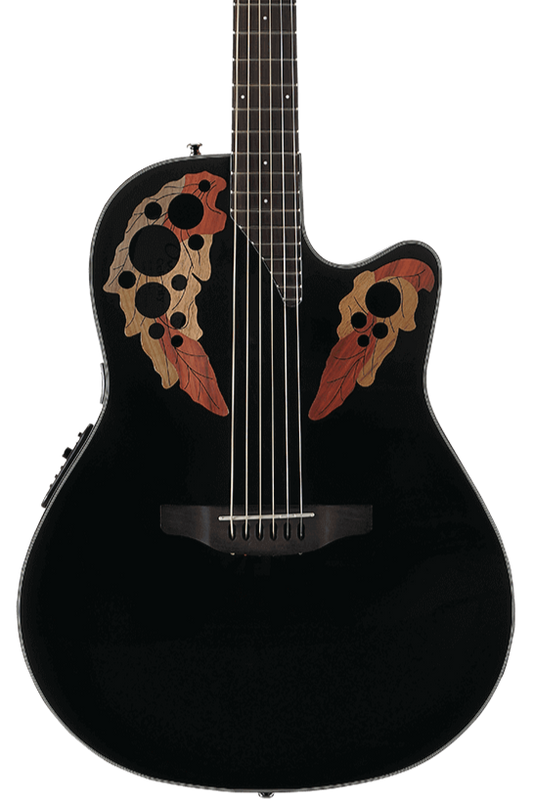 Ovation CE44-5 Celebrity Elite - Mid-Depth - Black