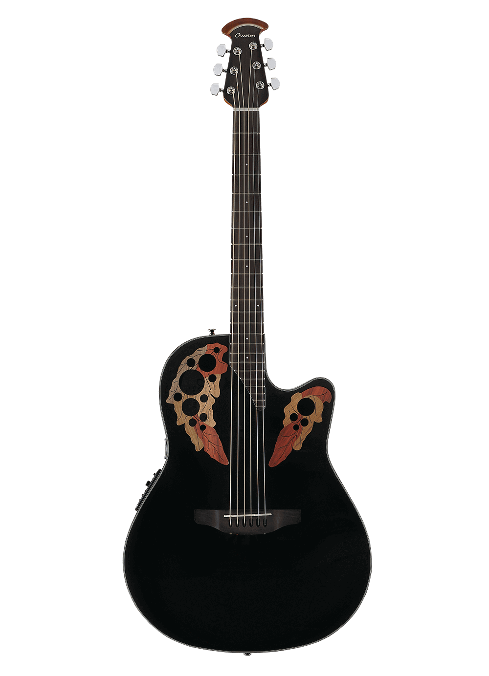 Ovation CE44-5 Celebrity Elite - Mid-Depth - Black