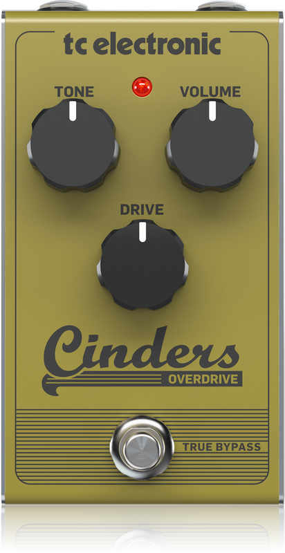 TC Electronic Cinders Overdrive Pedal