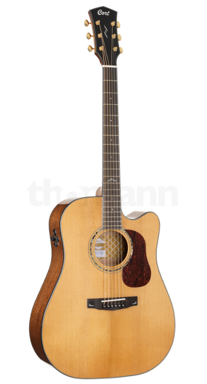 Cort Gold DC-6 Acoustic with Soft Case - Natural
