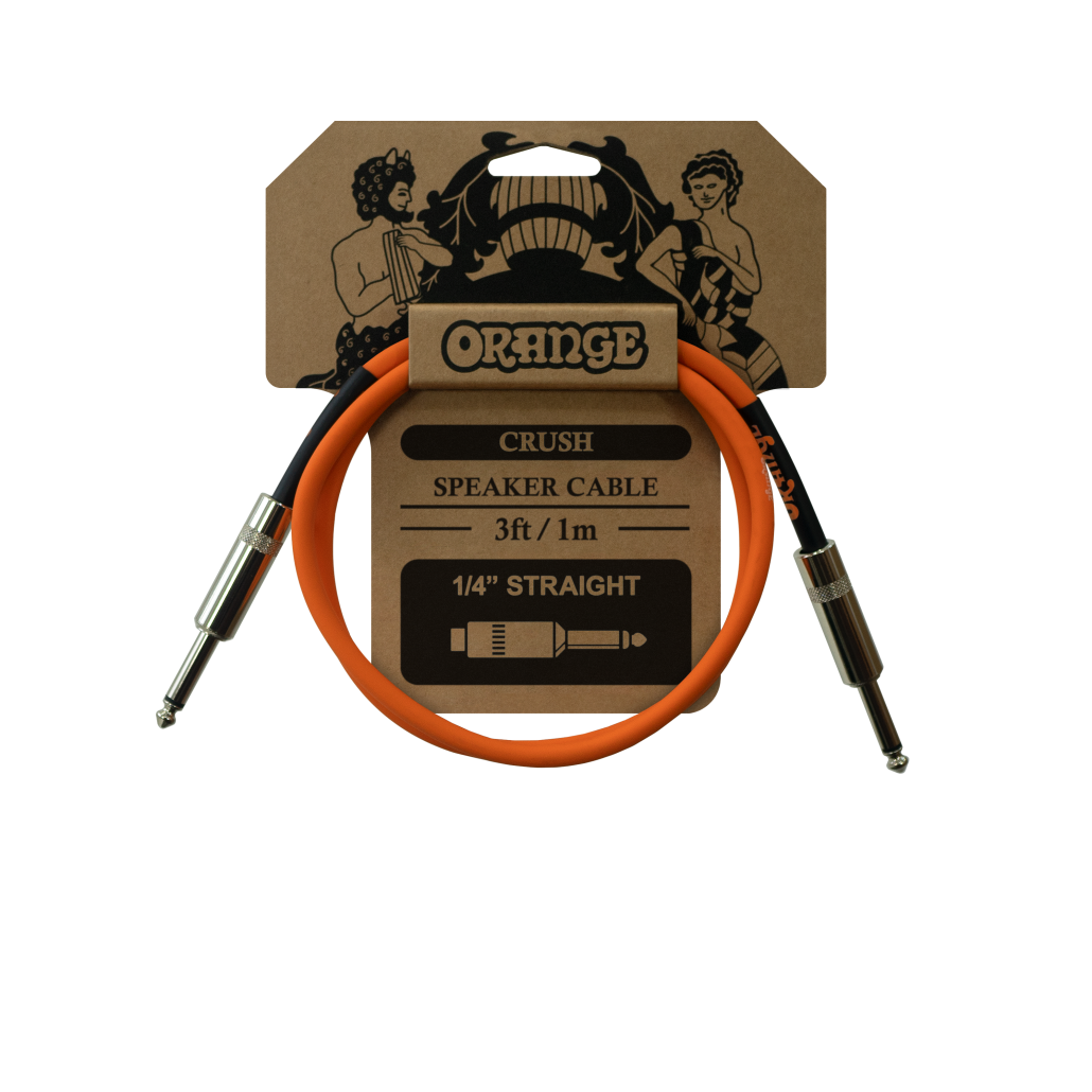 Orange Crush 3ft Speaker Cable