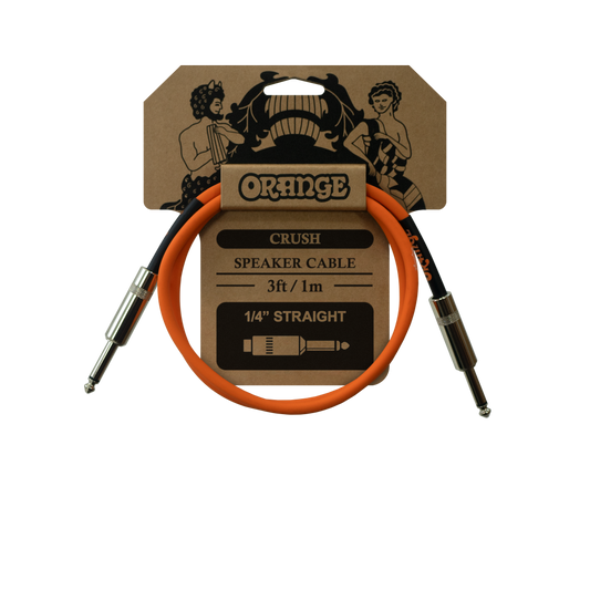 Orange Crush 3ft Speaker Cable
