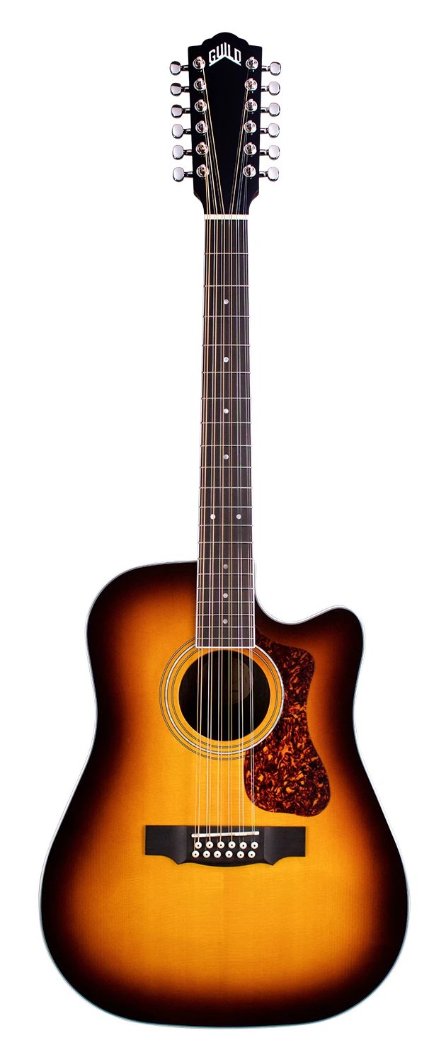 Guild D2612-CE Dreadnought 12 String Deluxe - Antique Sunburst