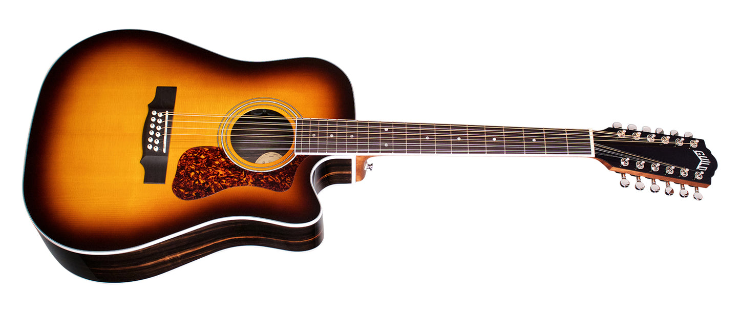 Guild D2612-CE Dreadnought 12 String Deluxe - Antique Sunburst
