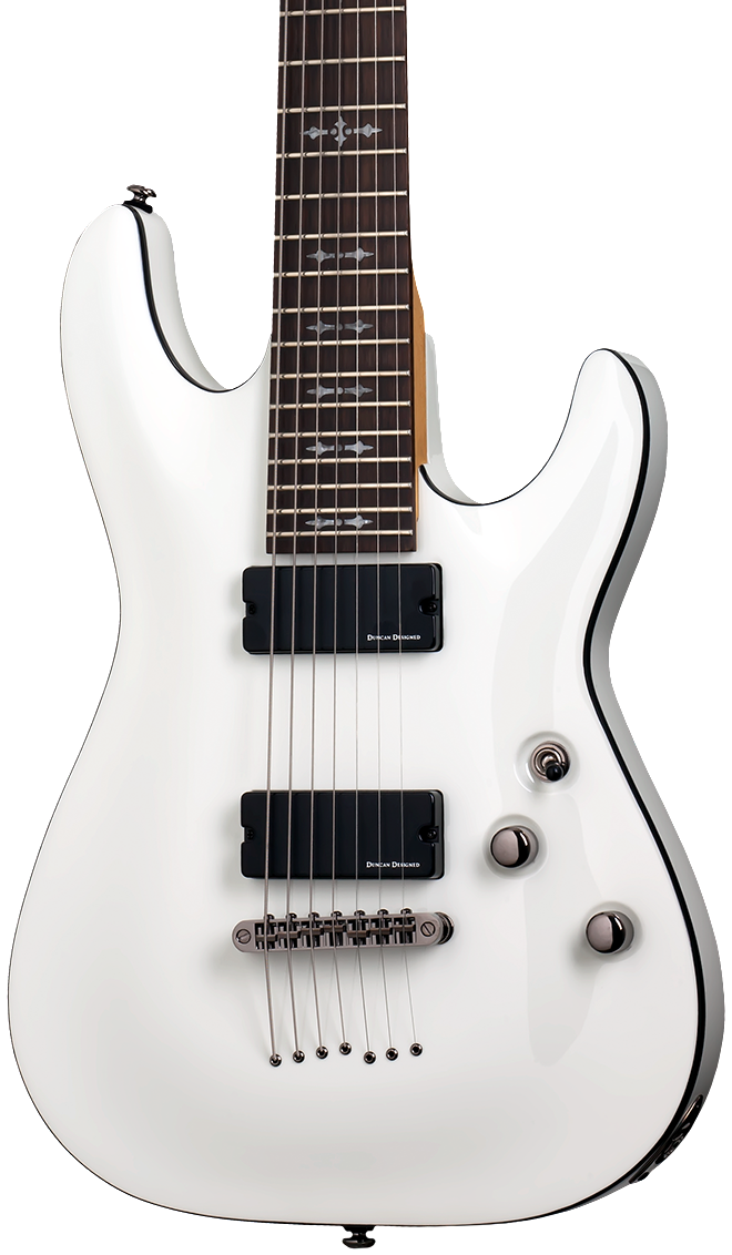 Schecter Demon-7 7-String - Vintage White