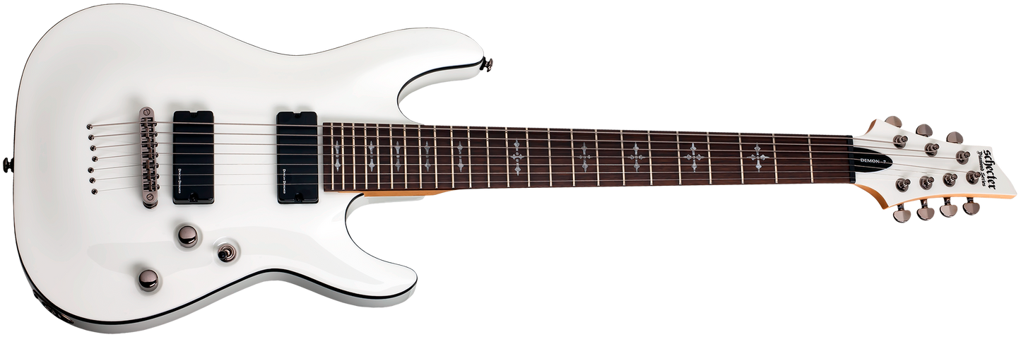 Schecter Demon-7 7-String - Vintage White