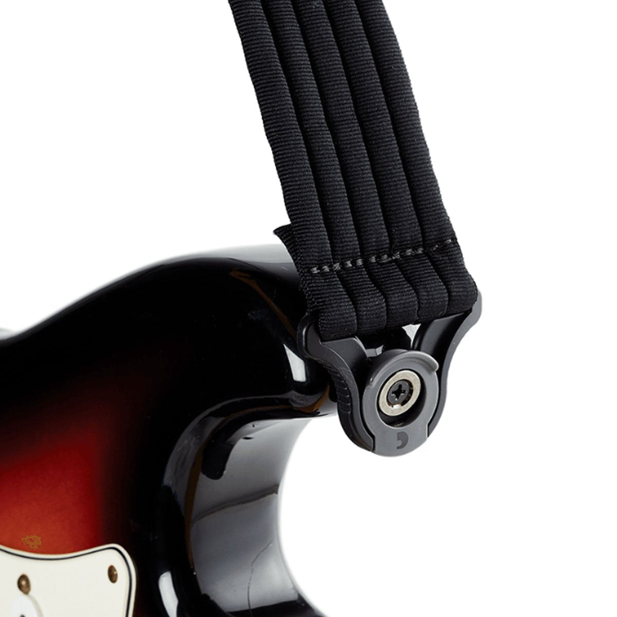 D'Addario Auto Lock Strap - Black Padded