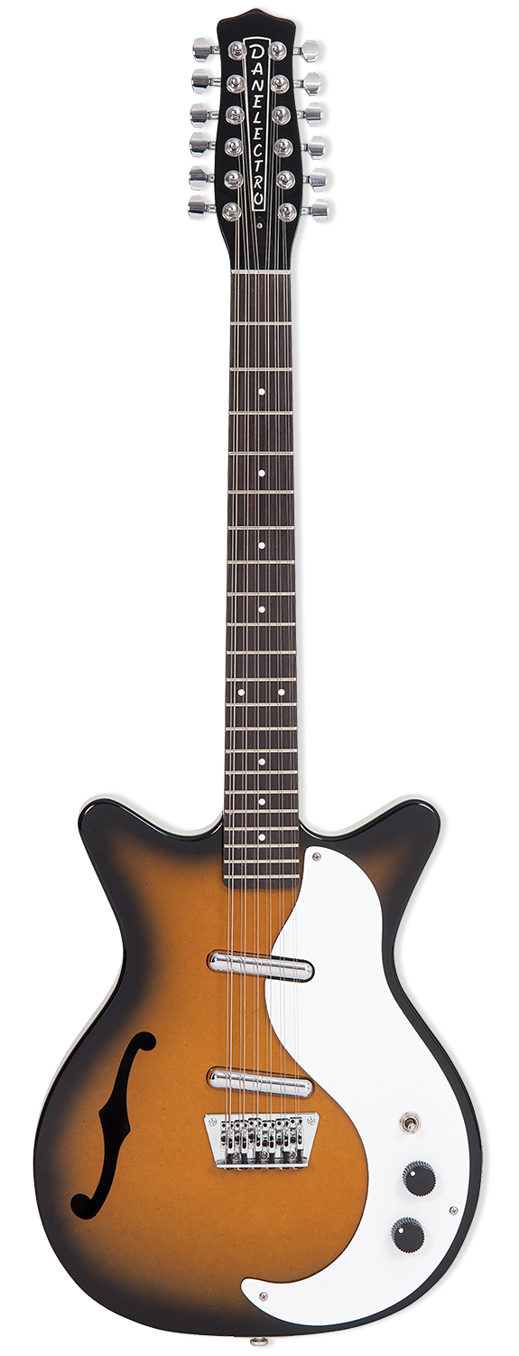 Danelectro '59 F-hole 12-String Tobacco Sunburst