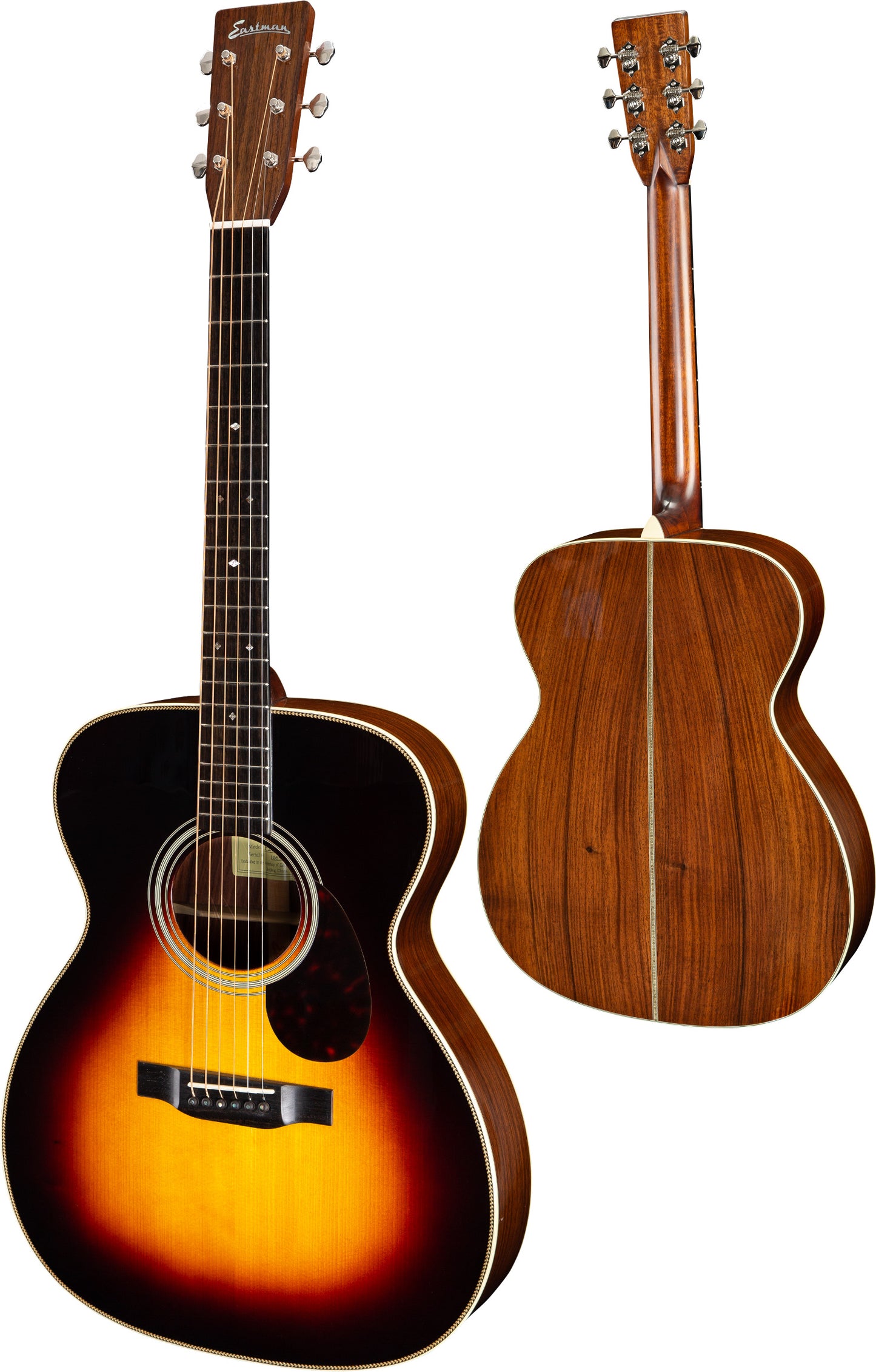 Eastman E20OM All Solid Acoustic - Sunburst