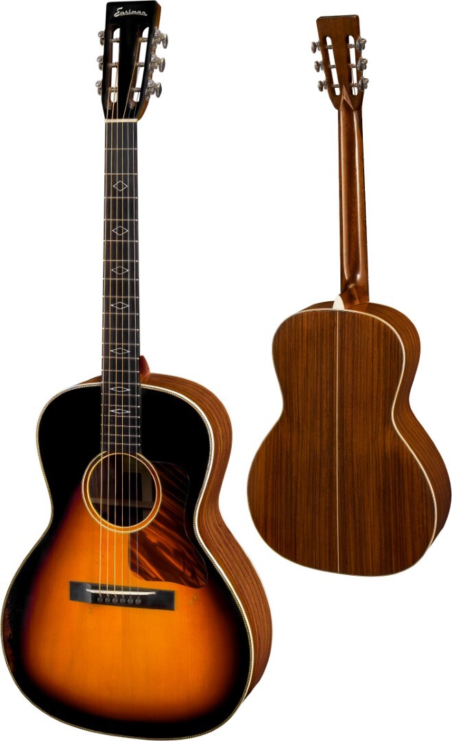 Eastman E20OOSS/V Slotted Headstock Parlour - Varnished Sunburst