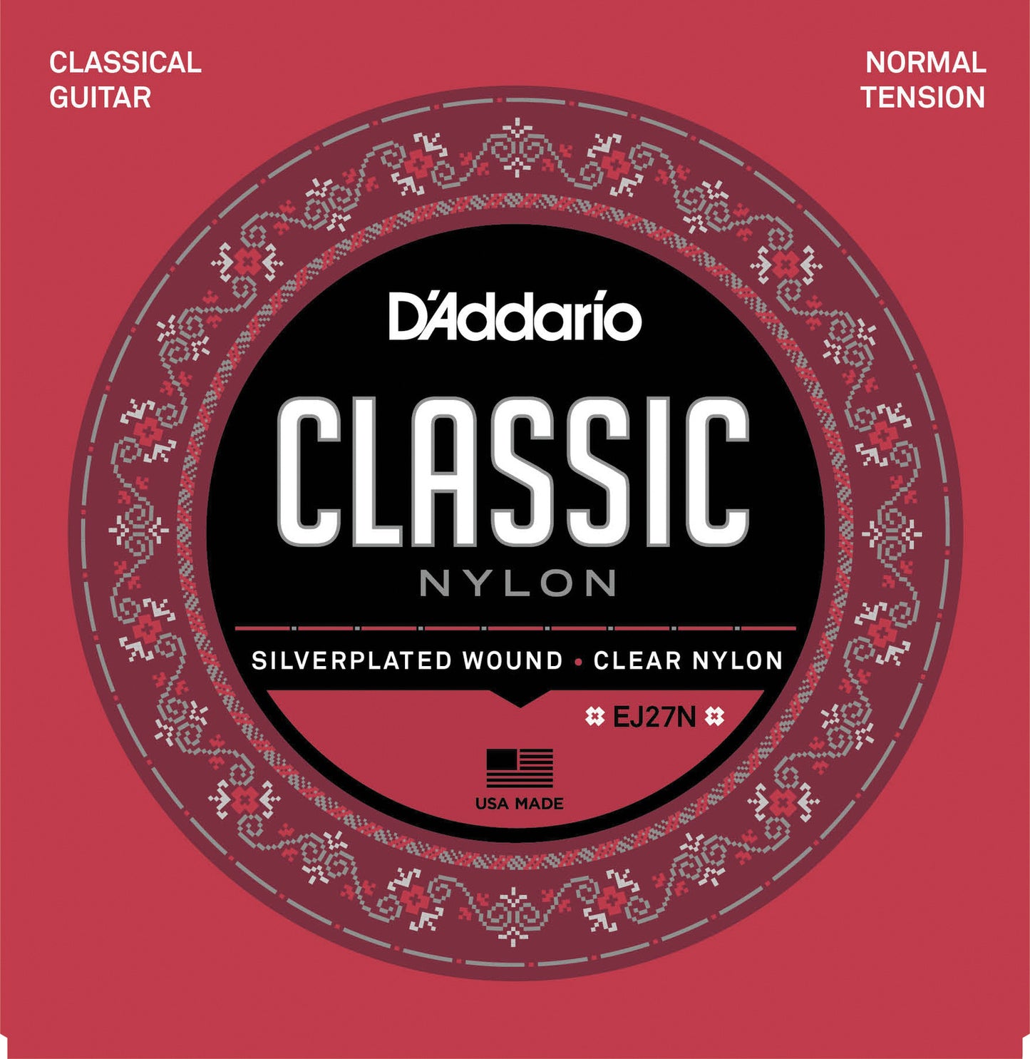 D'Addario EJ27N - Student Nylon Guitar Strings - Normal Tension