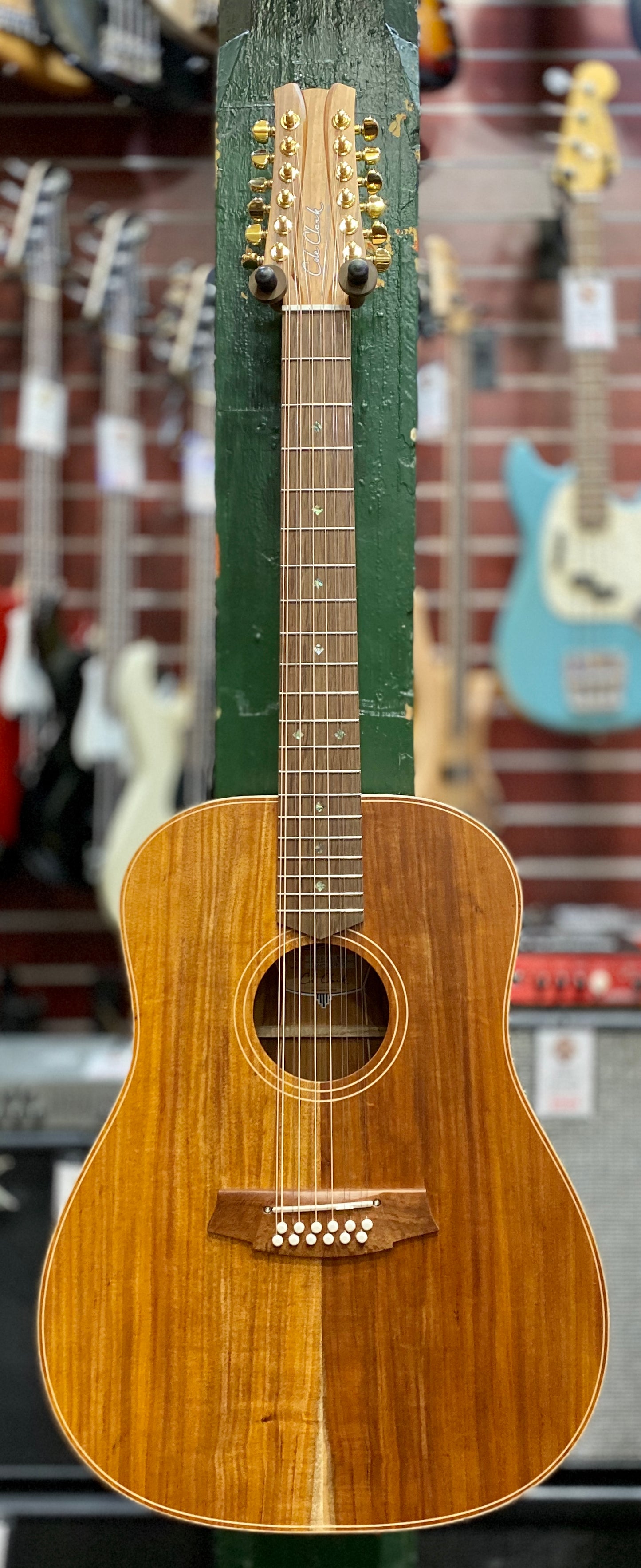 Cole Clark Fat Lady 2E 12-String Acoustic Guitar Solid Blackwood