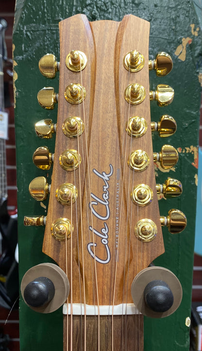 Cole Clark Fat Lady 2E -12-String - Solid Blackwood